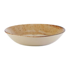 Pack Size 6 - Rustico Stoneware  Natura Pasta Bowl 23 cm/9" - 17DC23NA