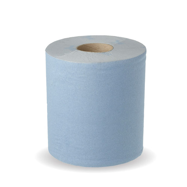 Blue Roll - 2-ply - 6/ctn - blue - BioPak commercial catering consumable