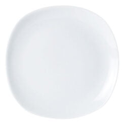 Pack Size 6 - Porcelite Square Plate 27cm (29cm) 10.5" (11.5") - 184427