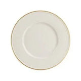 Pack Size 6 - Porland Academy Line Gold Band Plate 25cm - 185825GB - JD Catering Equipments Ltd
