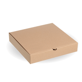 Pizza Box - Kraft - 12" - 100/ctn - kraft - BioPak commercial catering consumable