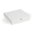Pizza Box - White - 12" - 100/ctn - white - BioPak commercial catering consumable