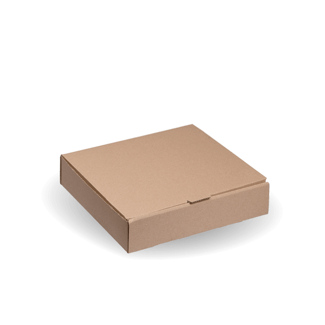 Pizza Box - Kraft - 7" - 100/ctn - kraft - BioPak commercial catering consumable