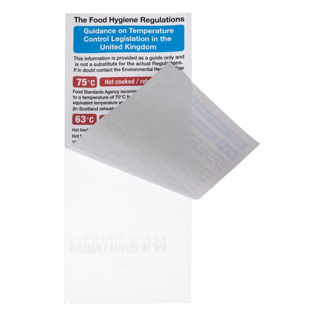 2006 Food Act Cook Chill Guidelines Sign JD Catering Equipment Solutions Ltd