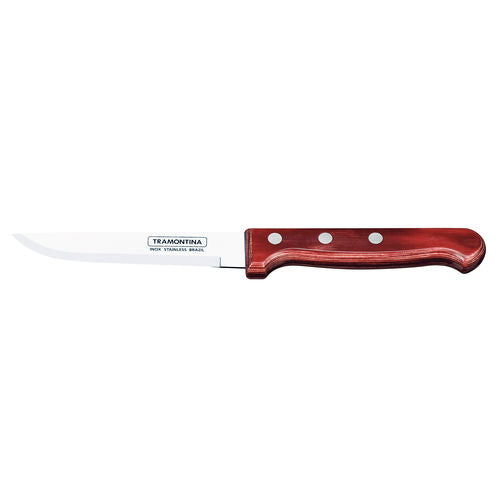 Tramontina 5" Steak Knife Smooth Blade PWR (DOZEN) 21414075
