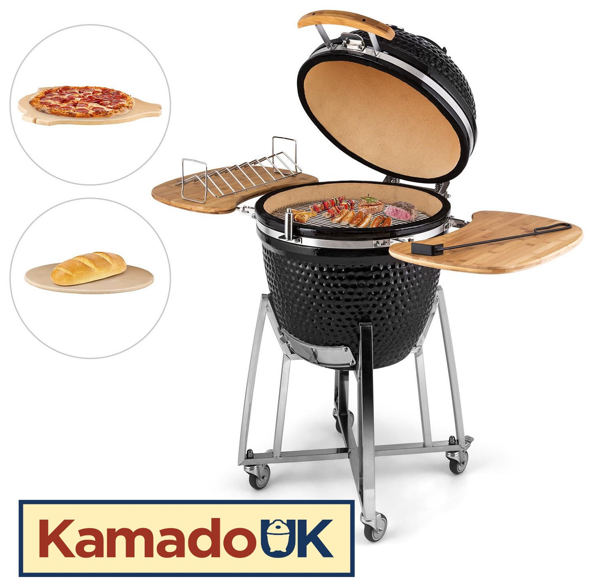 ULTIMATE BUNDLE 21" KamadoUK Ceramic Grill