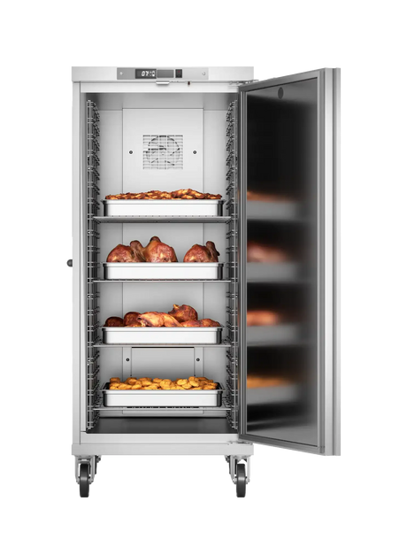 FHC540XM: 540 Ltr Heated Cabinet 22-112 Single door mobile heated cabinet - JD Catering Equipment Solutions Ltd
