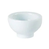 Pack Size 12 - Porcelite Round Footed Bowl 6x3cm/2.25x1.25" - 221158 - JD Catering Equipments Ltd
