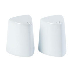 Pack Size 6 - Porcelite Triangular Salt Pourer 6.5cm/2.5" - 221445