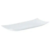 Pack Size 6 - Porcelite Curved Edge Rectangular Buffet Tray 30x13cm/12"x5.25" - 222180 - JD Catering Equipments Ltd
