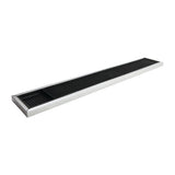 CN741 Beaumont Rubber Bar Mat with Stainless Steel Frame 600 x 100mm - JD Catering Equipment Solutions Ltd