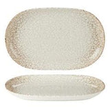 Pack Size 6 - Fusion by Academy Scorched Oval Platter 33 x 21cm 13 x 8" - 23143033 - JD Catering Equipments Ltd