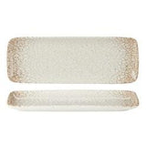 Pack Size 6 - Fusion by Academy Scorched Rect Platter 30 x 11cm 12 x 4" - 23151630 - JD Catering Equipments Ltd