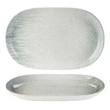 Pack Size 6 - Fusion by Academy Linear Oval Platter 33 x 21cm 13 x 8" - 24143033 - JD Catering Equipments Ltd
