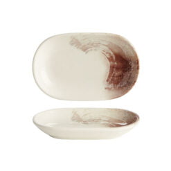 Pack Size 12 - Fusion by Academy Palette Oval Dish 14 x 9cm 5 x 3" - 30143014