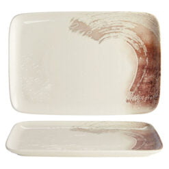 Pack Size 6 - Fusion by Academy Palette Rect Platter 33 x 23cm 13 x 9" - 30151637
