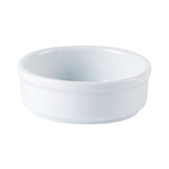 Pack Size 6 - Porcelite Round Dish 5.5cm/2.5" 3cl/1oz - 305606