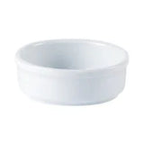 Pack Size 6 - Porcelite Round Dish 5.5cm/2.5" 3cl/1oz - 305606 - JD Catering Equipments Ltd