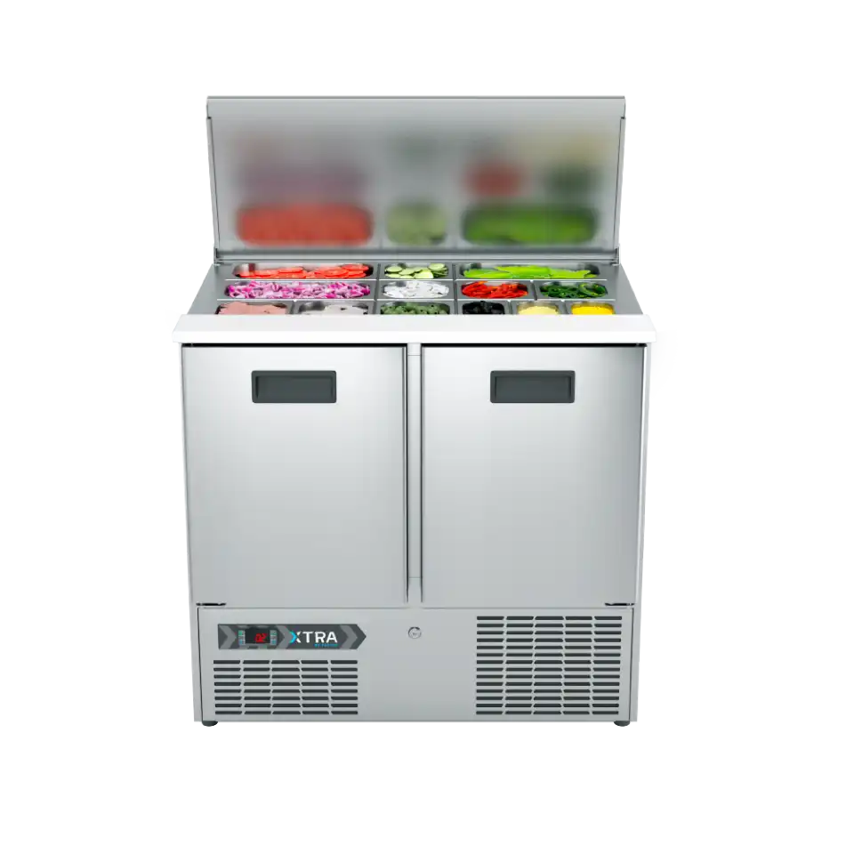 Foster XRS2H: 258 Ltr Raised Prep Top Counter 33-300