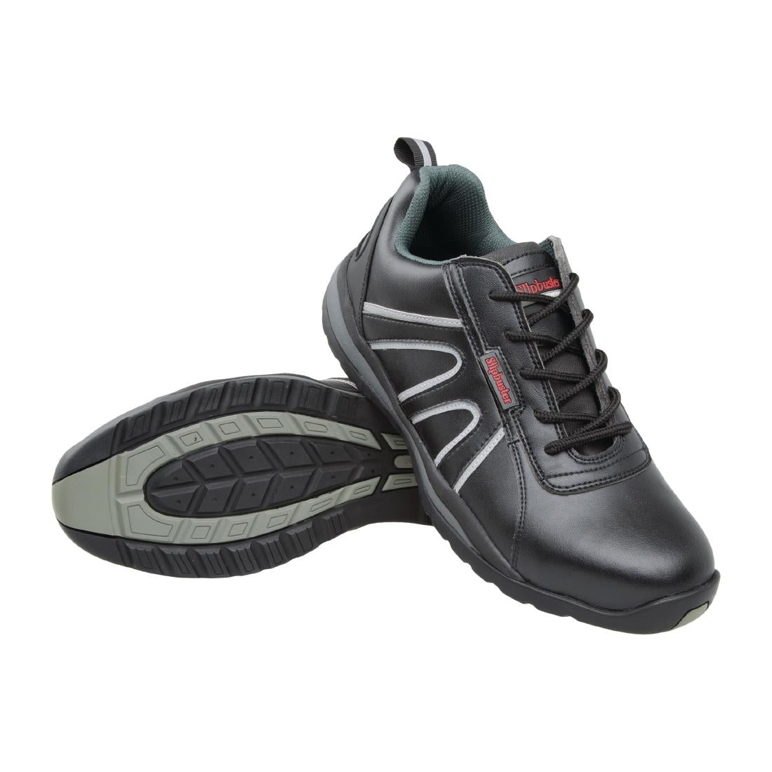 Slipbuster Slimline Safety Trainers Black 45 | A708-45
