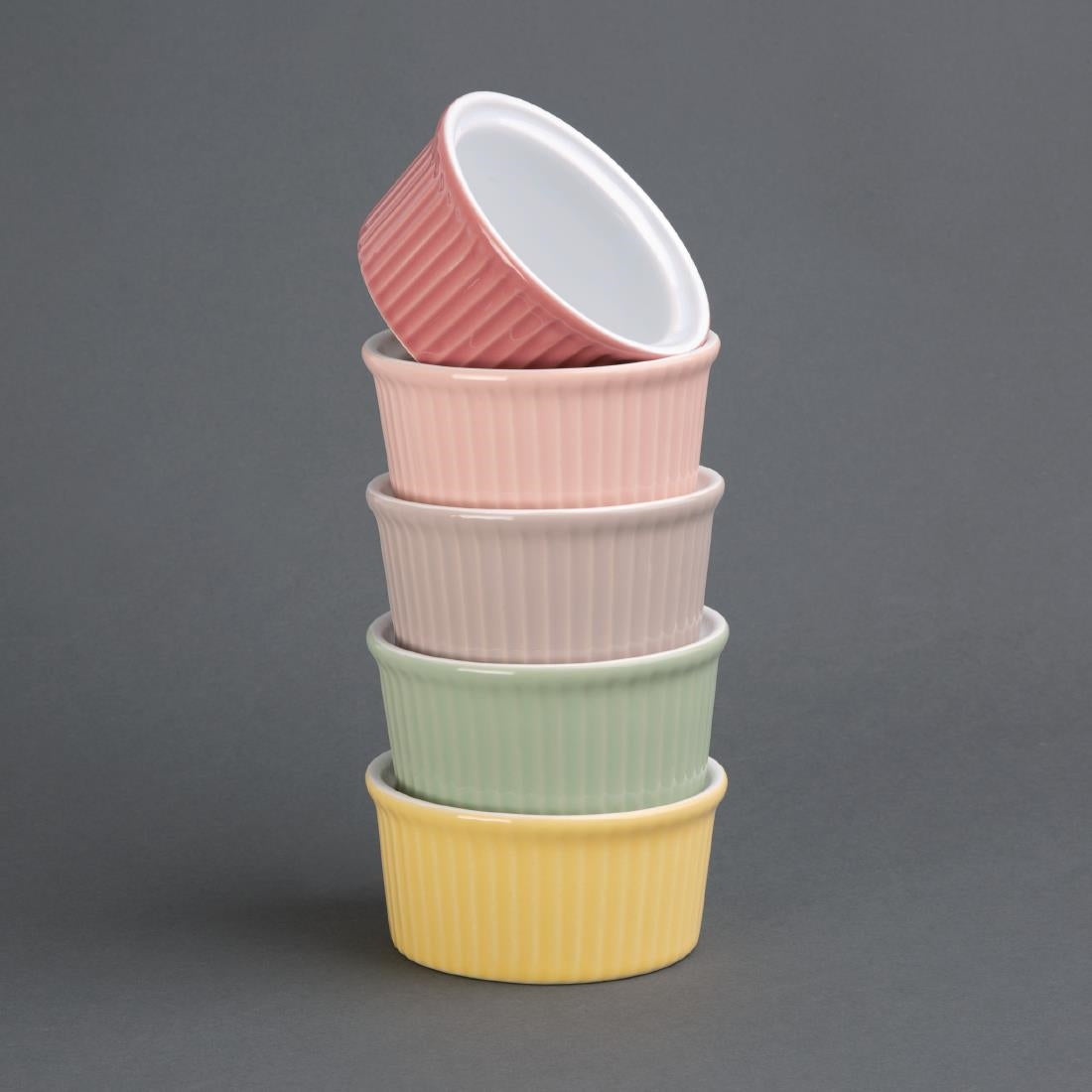 DC808 Olympia Pastel Ramekin Red 145ml (Pack of 12)