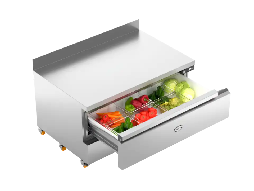 Foster FlexDrawer 1 Drawer Counter Fridge/Freezer with Upstand FFC3-1 35-204