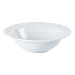 Pack Size 6 - Porcelite Stone Rimmed Fruit Bowl 16cm/6.25" 22cl/8oz - 360616