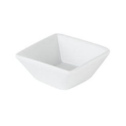 Pack Size 6 - Porcelite Twist Dip Dish 6x6cm/2.25x2.25" - 366606