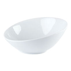 Pack Size 6 - Porcelite Angled Bowl 17cm/7" 45cl/15oz - 368317