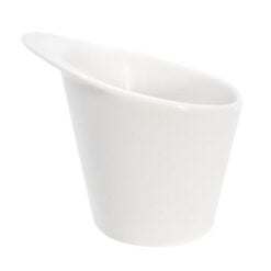 Pack Size 6 - Porcelite New York Dip Pot/Pourer 11cl/4oz - 368408