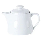 Pack Size 6 - Porcelite Traditional Style Tea Pot 46cl/16oz - 390646 - JD Catering Equipments Ltd