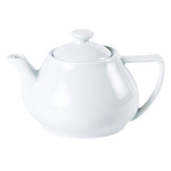 Pack Size 6 - Porcelite Contemporary Style Tea Pot 40cl/14oz - 394945