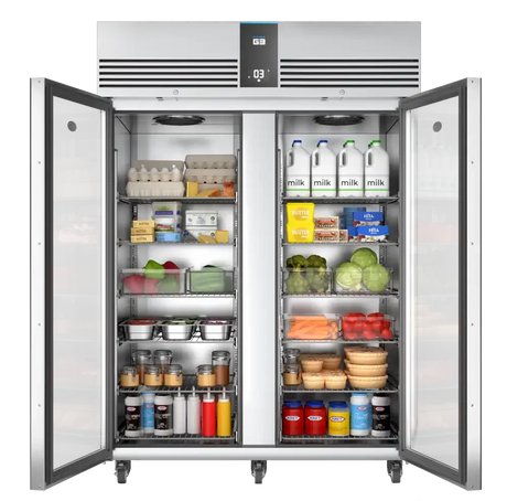 Foster EcoPro G3 EP1440G 41-495 Double Glass Door Cabinet Fridge - JD Catering Equipment Solutions Ltd