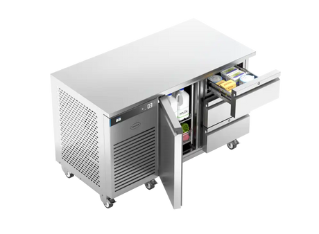 Foster EP1/2H: 280 Ltr Counter Refrigerator 43-148 - 1 x triple drawer