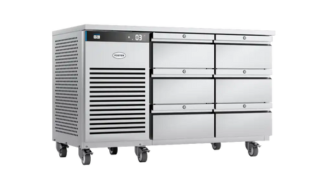 Foster EP1/2H: 280 Ltr Counter Refrigerator 43-152 - 2 x triple drawer