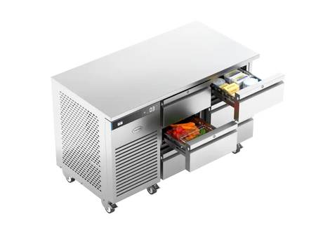 Foster EP1/2H: 280 Ltr Counter Refrigerator 43-152 - 2 x triple drawer