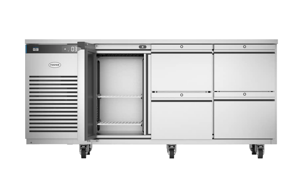 Foster EP1/3H: 435 Ltr Counter Refrigerator 43-216 Drawers