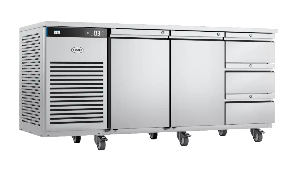 Foster EP1/3H: 435 Ltr Counter Refrigerator 43-224 Drawers