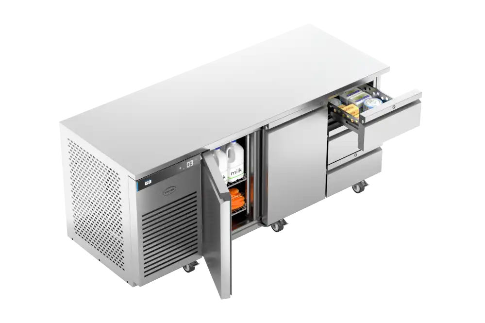 Foster EP1/3H: 435 Ltr Counter Refrigerator 43-224 Drawers
