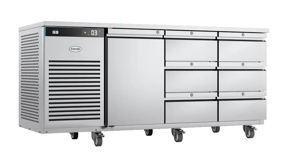 Foster EP1/3H: 435 Ltr Counter Refrigerator 43-228 Drawers