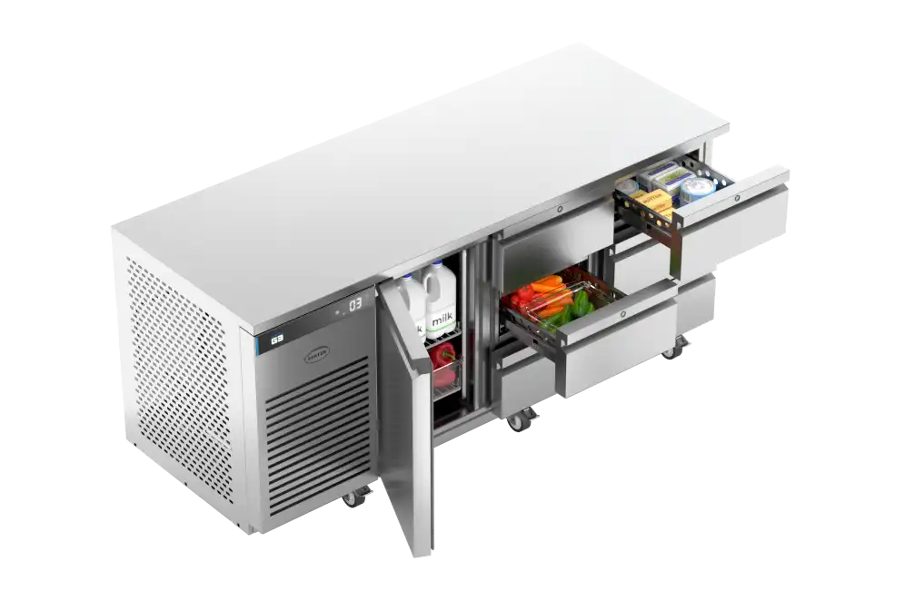 Foster EP1/3H: 435 Ltr Counter Refrigerator 43-228 Drawers