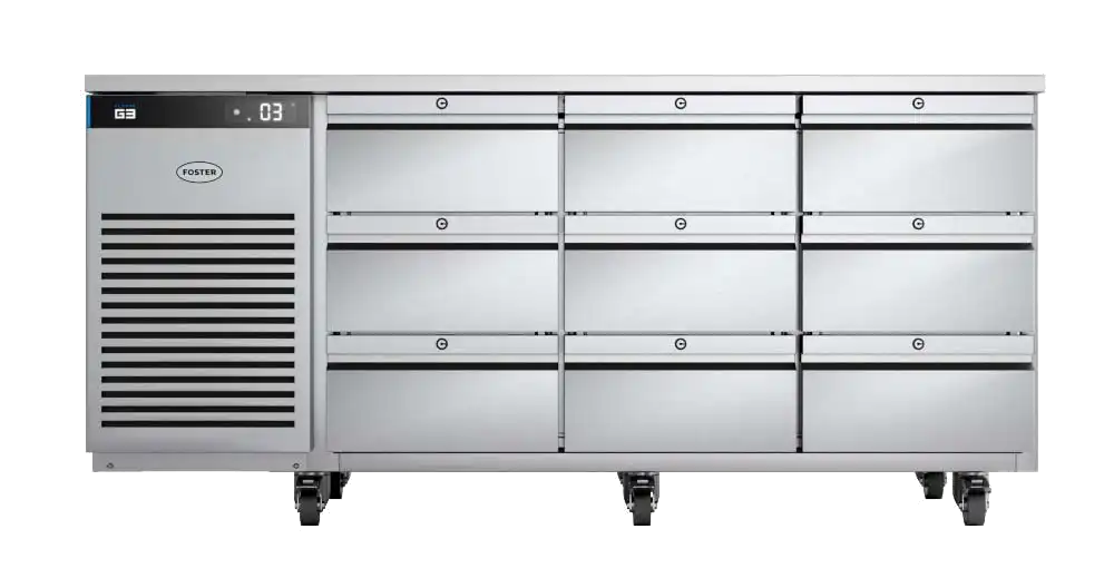 Foster EP1/3H: 435 Ltr Counter Refrigerator 43-232 Drawers