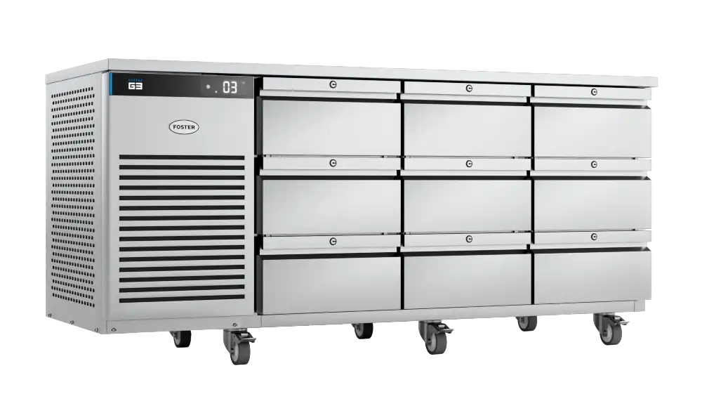 Foster EP1/3H: 435 Ltr Counter Refrigerator 43-232 Drawers