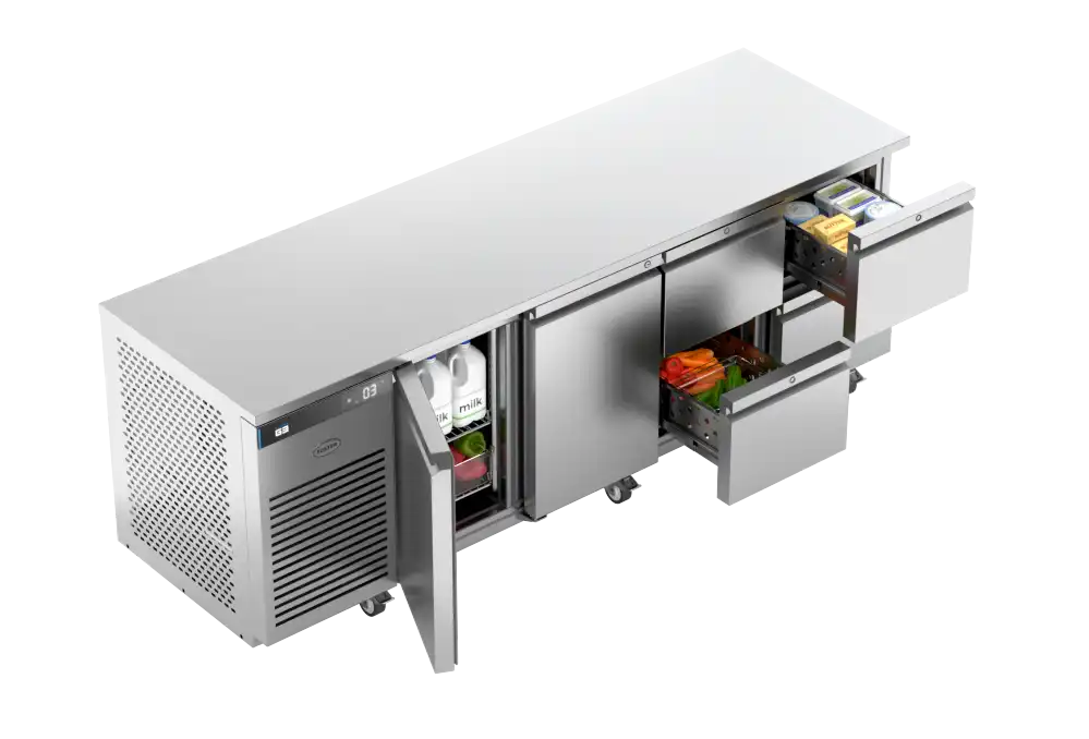 Foster EP1/4H: 435 Ltr Counter Refrigerator 43-310 Drawers