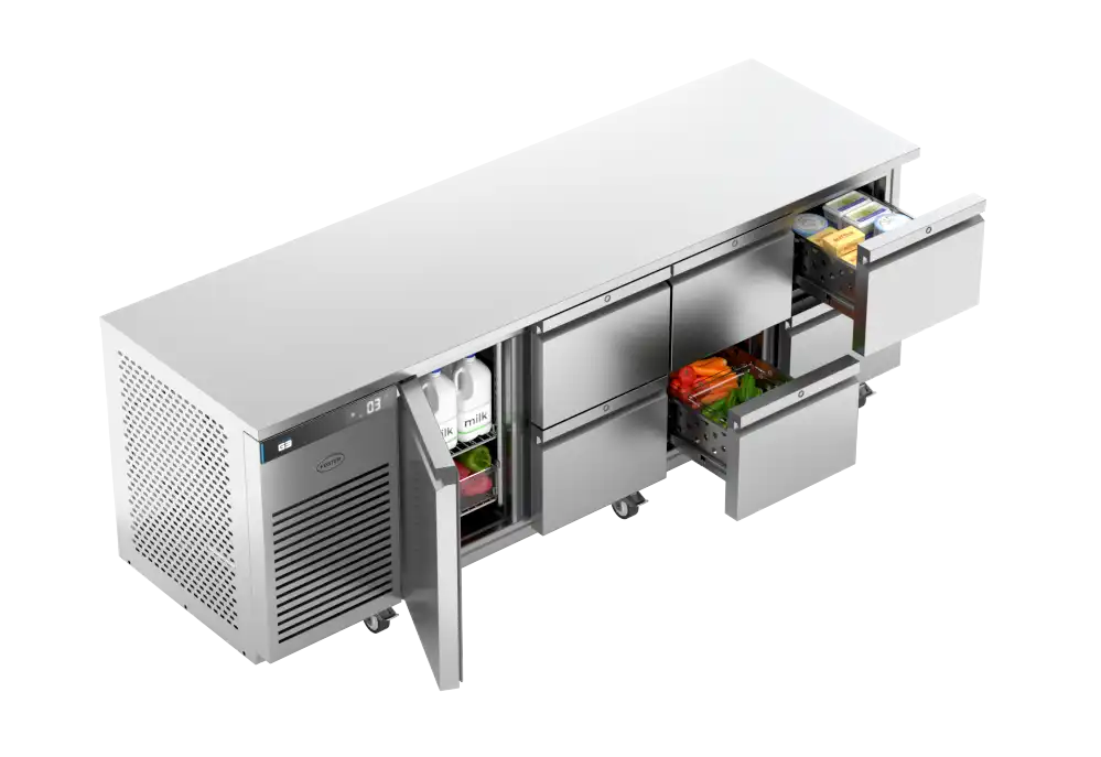 Foster EP1/4H: 435 Ltr Counter Refrigerator 43-314 Drawers