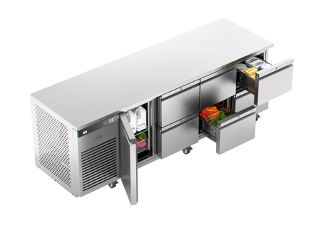 Foster EP1/4H: 435 Ltr Counter Refrigerator 43-314 Drawers