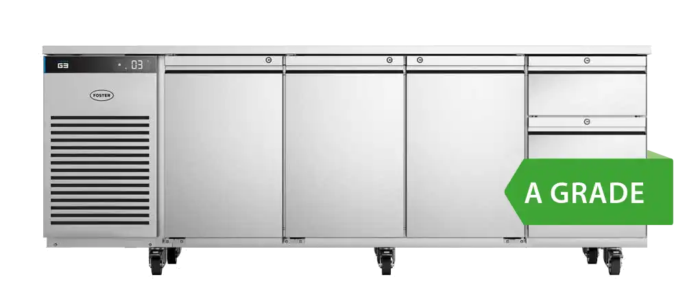 Foster EP1/4H: 435 Ltr Counter Refrigerator 43-322 3xdrawers