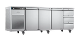 Foster EP1/4H: 435 Ltr Counter Refrigerator 43-322 3xdrawers
