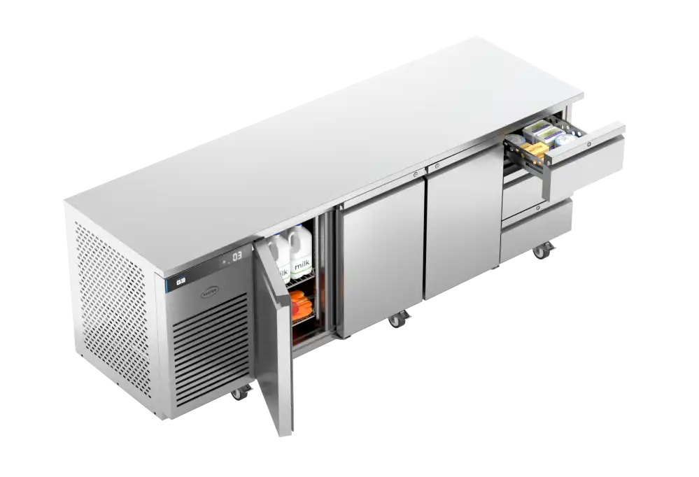 Foster EP1/4H: 435 Ltr Counter Refrigerator 43-322 3xdrawers