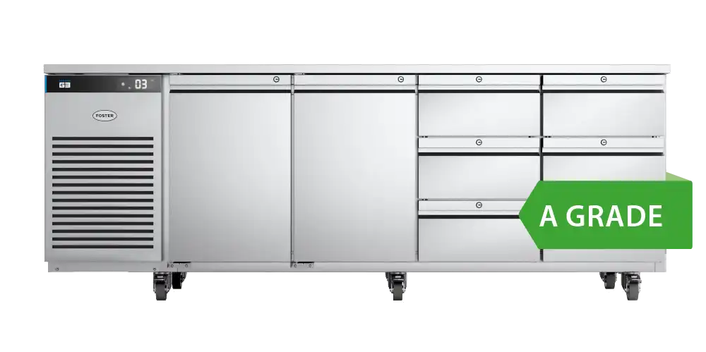 Foster EP1/4H: 435 Ltr Counter Refrigerator 43-326 6xdrawers